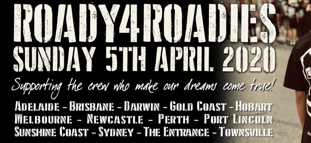 Roady4Roadies returns this April!