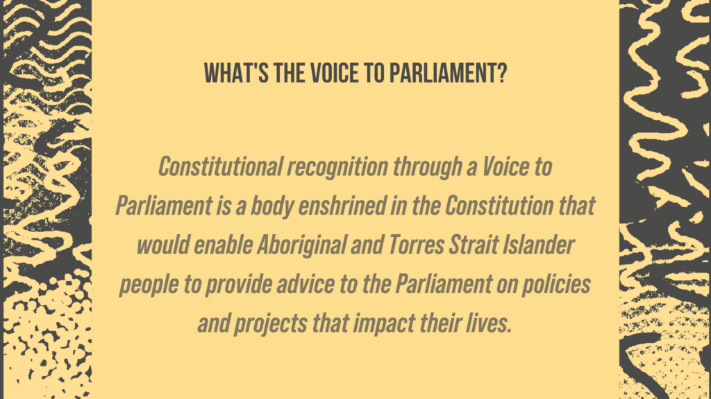 Information and support on the Voice to Parliament