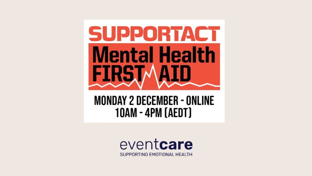 Mental Health First Aid – 2 December