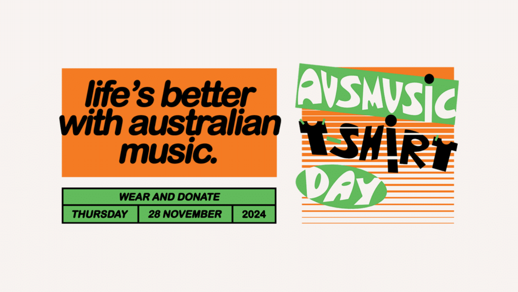 “Life’s better with Australian Music” – Missy Higgins, Tony Armstrong, Ayesha Madon and TikTok get behind this year’s Ausmusic T-Shirt Day