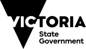 Victoria State Government logo black