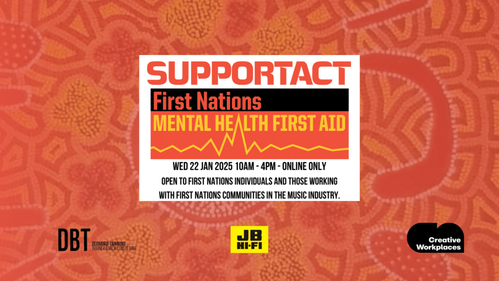 First Nations Mental Health First Aid – 22 January